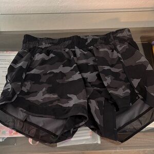 Black & Gray Camo Athletic Shorts